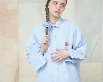 Feminist Shirt | Free The Nipple Blue Shirt | Girl Power | Sustainable fashion | Equal rights | Feminism shirts | Future Is Female | Nipples