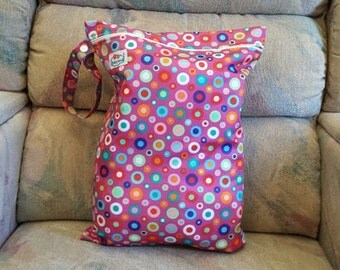 Single-Pocket Wet Bag, Waterproof, 12"x16", Travel Shoes Bag, Laundry Bag, Sport Wet Bag, Baby Diaper Bag