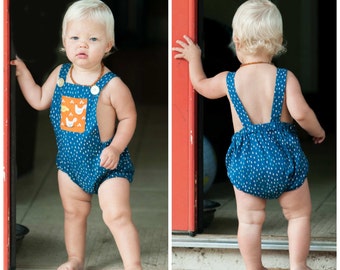 Little Boy Romper Easy PDF Pattern Unisex newborn - 3T Instant DOWNLOAD: PDF Pattern, Baby Romper Pattern, Romper toddler, Sewing Pattern