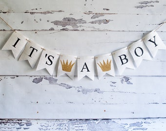 Where The Wild Things Are Baby Shower Decoration, Prince Baby Shower Banner, King Baby Shower Banner, Wild One Decoration, B519