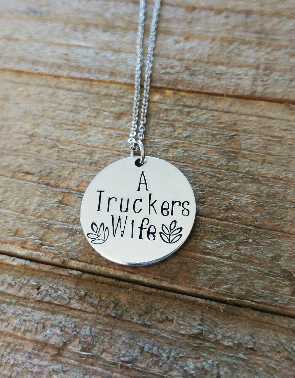 Cyber-Sale Trucker's Wife Necklace - Truck Driver Wife - Trucker ...