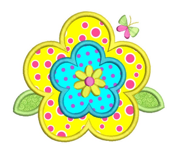Spring Flowers Embroidery Designs