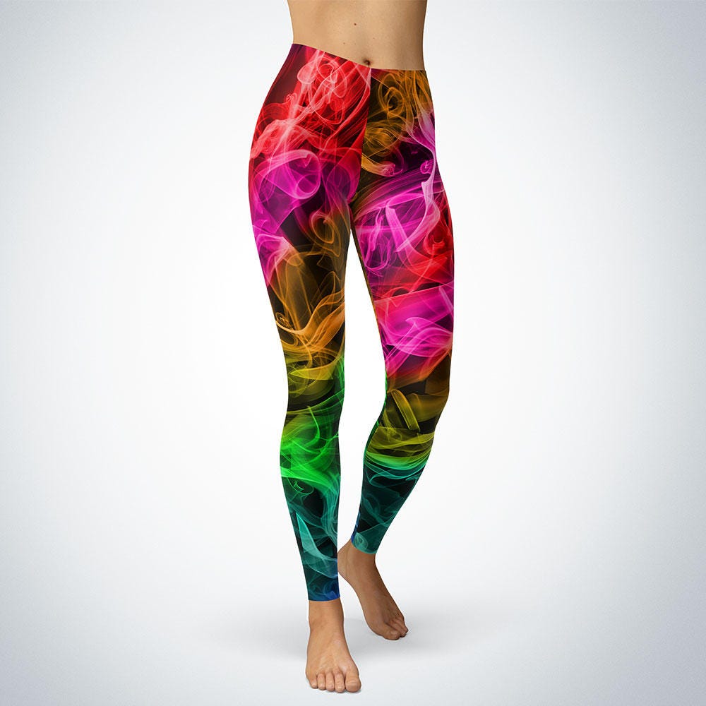 Colorful Leggings Yoga Leggings Red Purple Teal Green 5152