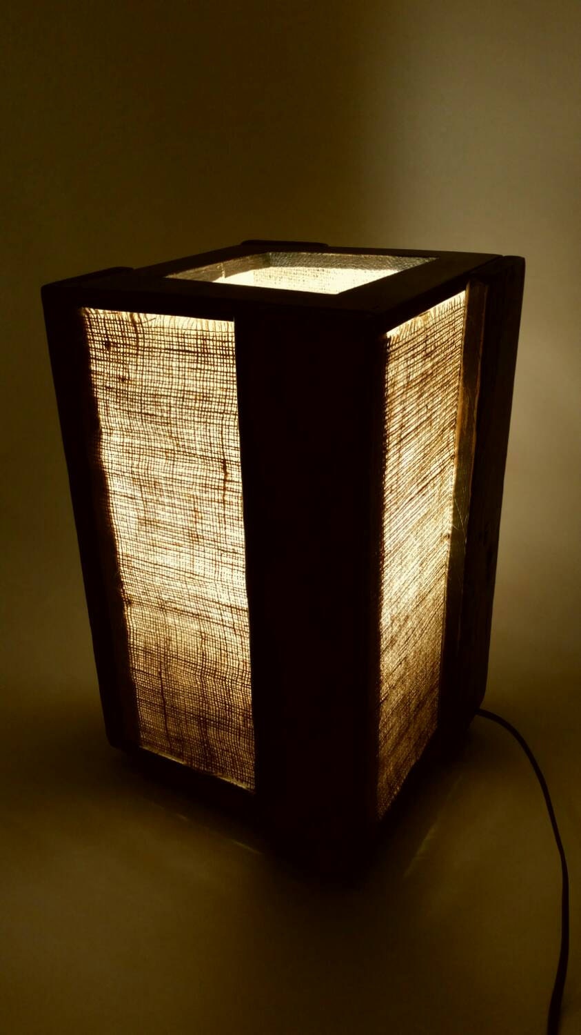 Table Lamp Wood Table Lamp Rustic Lamp Rustic Table Lamp
