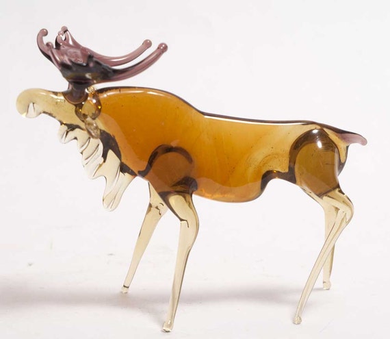 blown glass moose