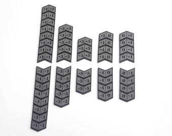 MTG tokens / Magic The Gathering Counter Tokens With Bag / MTG Magic The Gathering Buff Token Markers - 48 Piece Set (TK0009)