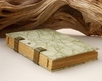 Travel diary on jungle background, format A6, gift for adventurous, journal, diary, notebook