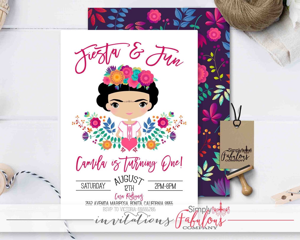 Frida Kahlo Party Invitations 5