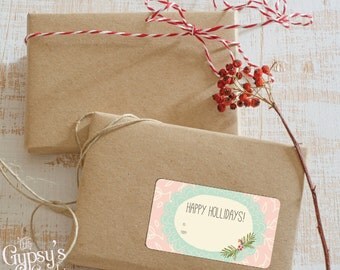 Christmas Labels, Gift Labels, Cute Deer Labels, #03