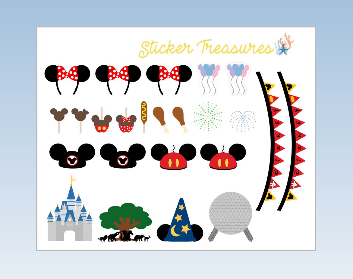 Disney Kit Planner Stickers