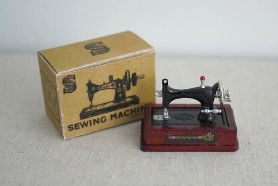 Miniature vintage Singer sewing machine