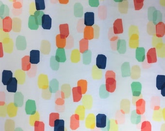 Fabric Remnant - Rectangular Colour Blocks