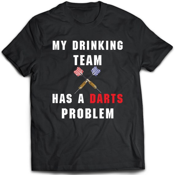 Darts TShirt. Darts tee present. Darts tshirt gift idea.
