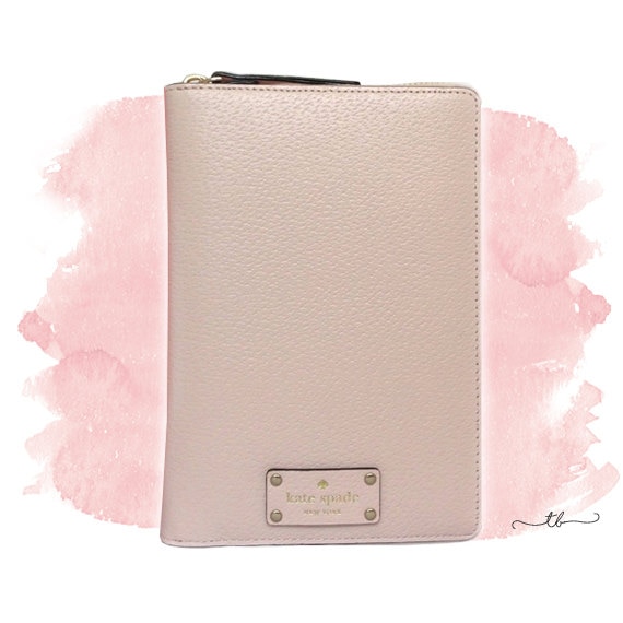Kate Spade Wellesley Ballet Slipper planner binder A6/personal