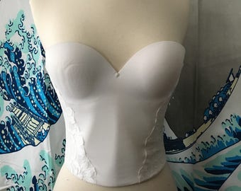Sweetheart White Lace Corset