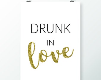 Drunk in love banner | Etsy