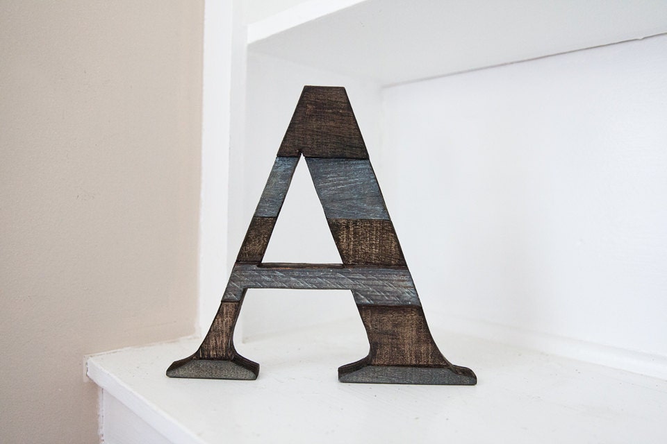 Rustic Bathroom Decor Wall Letters BATH by CurtisandFoster