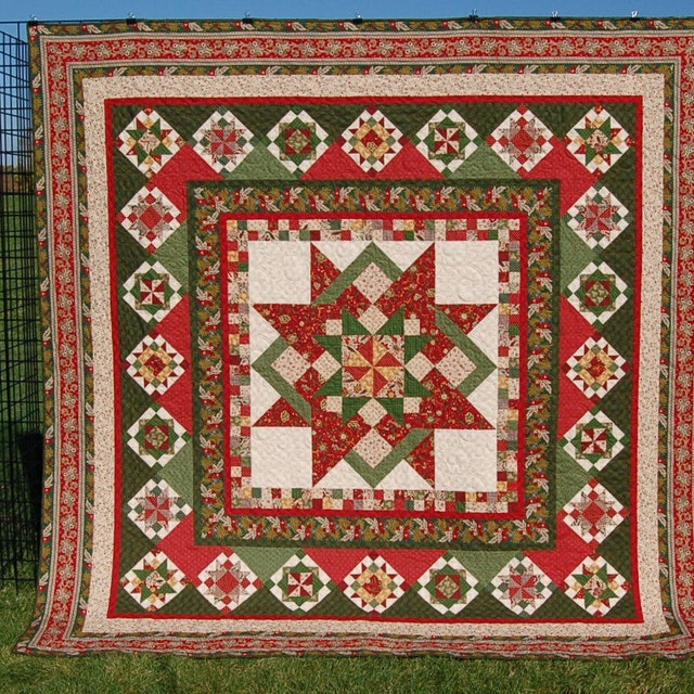 Quality handmade quilts for sale made with by MyCottonandThread