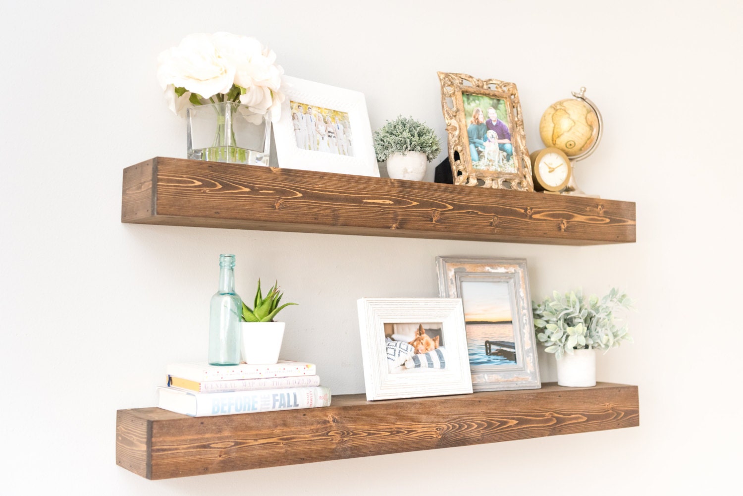 LONG Floating Shelves 36 48 Floating Shelf by