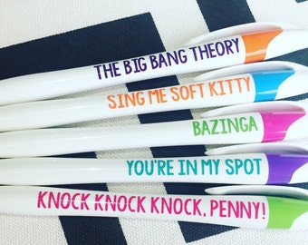 The Big Bang Theory Pens, TV Show Pens