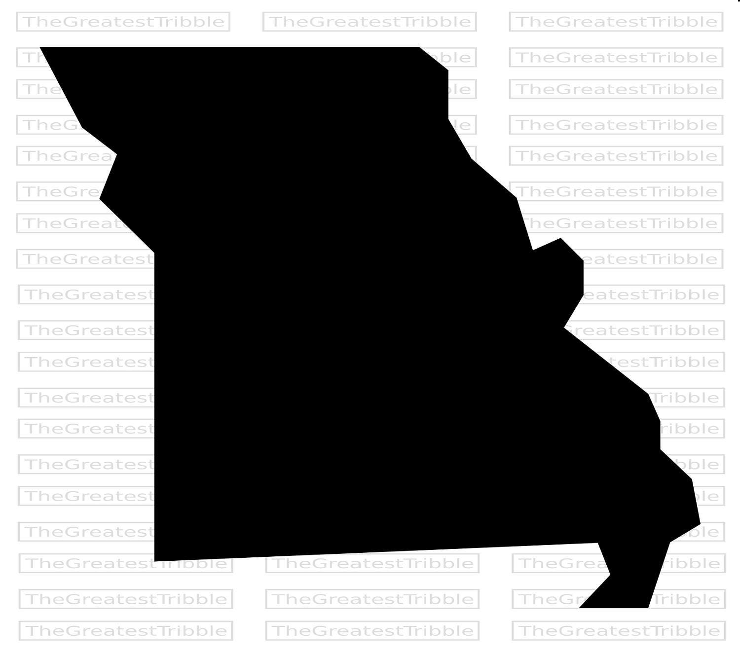 Download Missouri State Map SVG PNG JPG Vector Graphic Clip Art ...