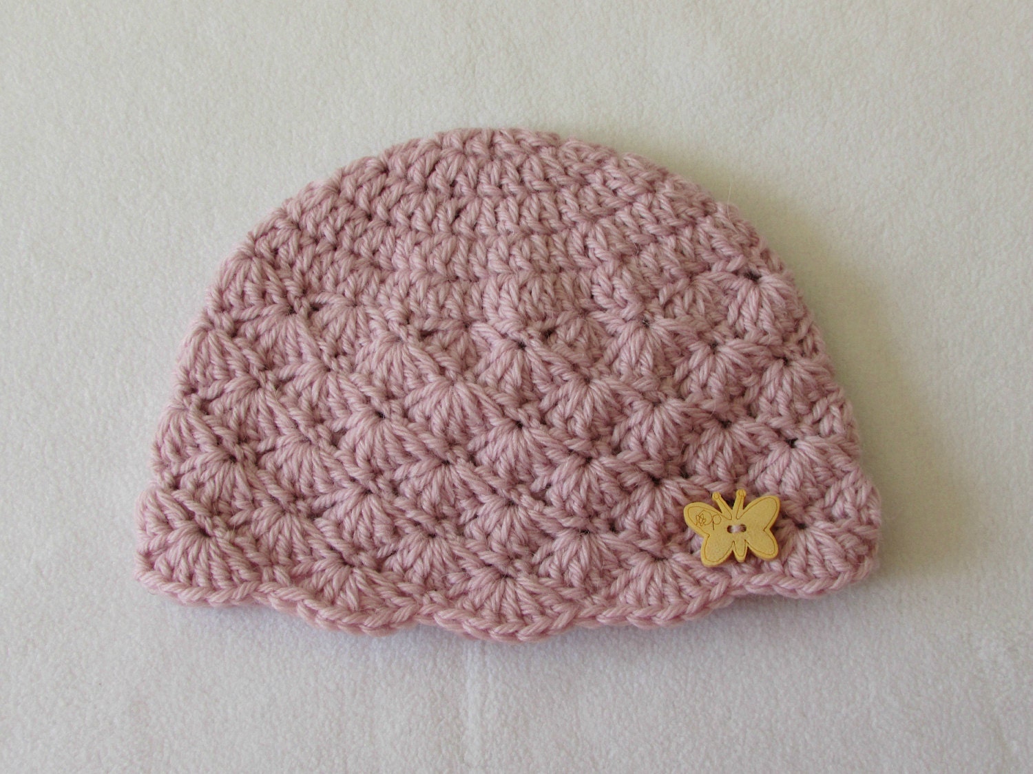 shell crochet blanket pattern free baby Crochet Baby Hat Shell Stitch Written Pattern