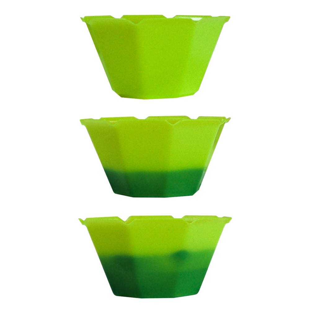 Petali 3 oz Color Changing Gelato Cups Beautiful Green Color Party