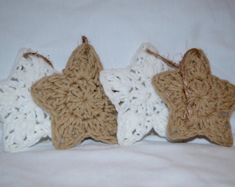 Crocheted Star Ornaments
