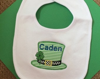 St Patricks Day bib, baby bib, bibs, boy bib, bath and beauty, baby and child care, bibs and burping, new baby gift, St Patricks Day baby