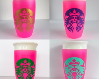 Starbucks Kids Cup - Munchkin Miracle 360 Trainer Cup - Sippy Cup 360 - Pink Starbucks Sippy Cup - Starbucks Party Favors