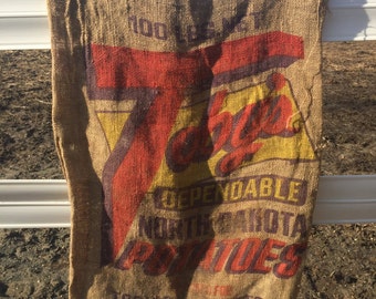 Burlap feed sack