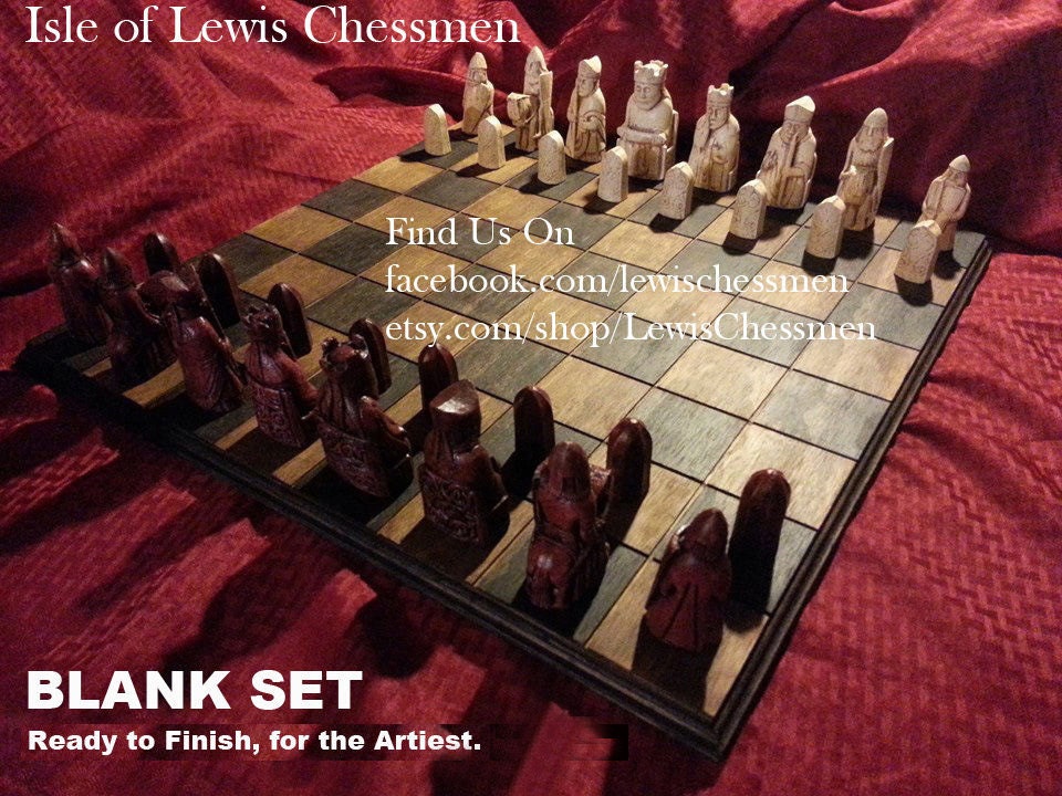 Isle of Lewis Chess Set Full Size Replicas 4 by LewisChessmen
