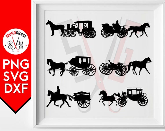 Download Carriage Svg Princess Carriage Silhouette Monogram cut files