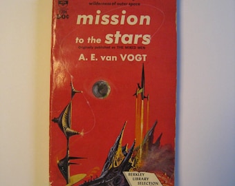 Mission to the Stars by A. E. Von Vogt. Vintage science fiction paperback. mid century scifi book