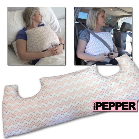 MASTECTOMY PILLOW Breast Cancer Pillow Post Op Surgery Pillow Double Mastectomy Healing Pillow Chest pillow car ride home Gift Pillow SOFT!