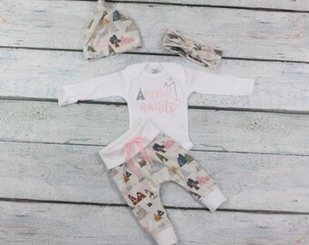 baby girl coming home outfit/Adventure awaits outfit/coming home outfit/baby girl coming home outfit/newborn girl