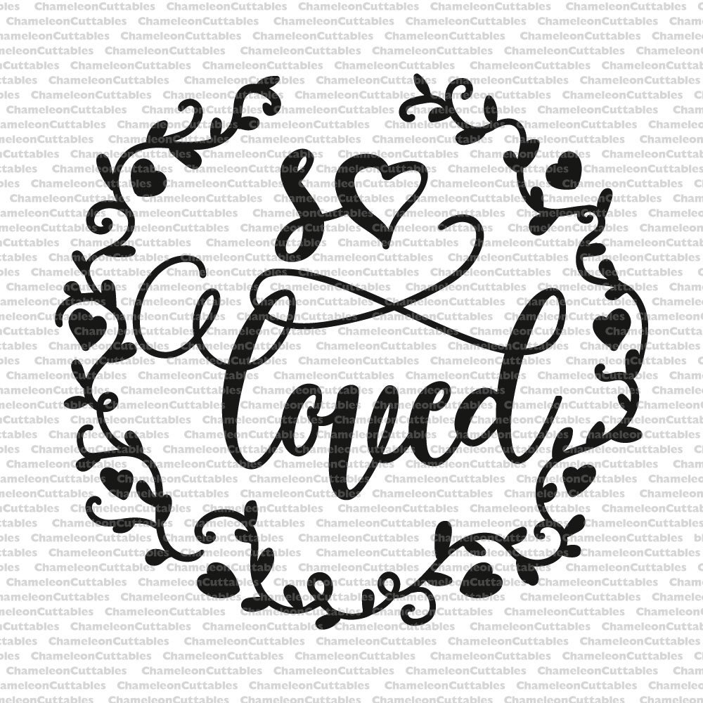 Download so loved 2 svg baby newborn floral wreath hearts