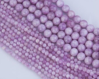 Geniune Kunzite Gemstone Beads, AA Grade, Pink Kunzite Jewelry, Necklace Beads, High Quality Gems, Pink Jewelry, Genuine Kunzite, GS01KU