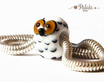 Big hole Lampwork Glass Bead, euro style bead, European charm bead