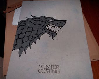Paint WINTER IS COMING