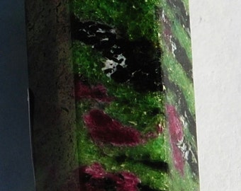 Ruby Zoisite Obelisk, Polished, Reiki, Healing Crystal, Metaphysical Item# RZO-01