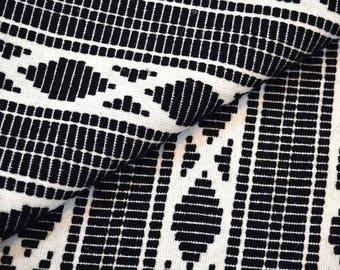 Black - Prewashed Cotton Jacquard Fabric 11