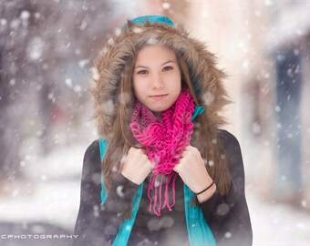 KCC Snow Overlays - Works with all versions of PS, CC, Photoshop Elements and Gimp!
