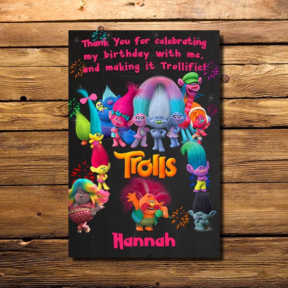 items-similar-to-trolls-birthday-thank-you-card-trolls-thank-you-card