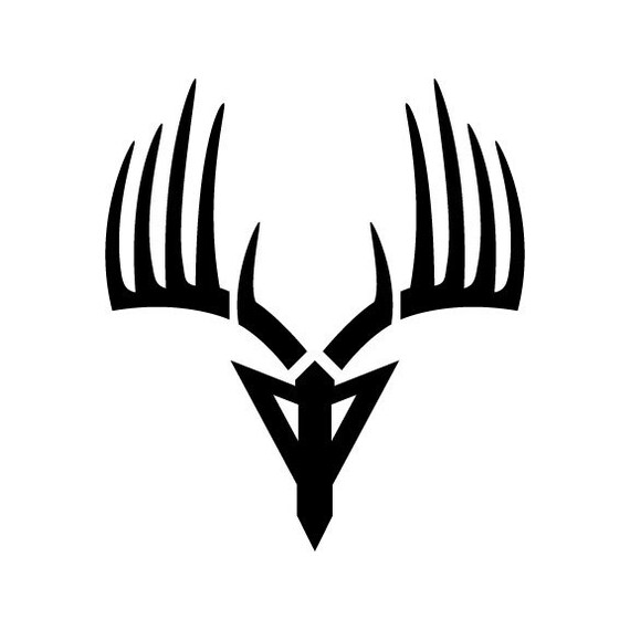 Broadhead Skull Decal 2 Decals for the Price of 1