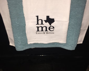 Personalized tea towels