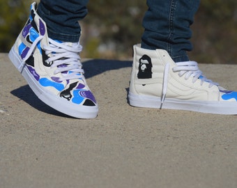 custom vans shoes sk8 hi custom vans shoes sk8 hi