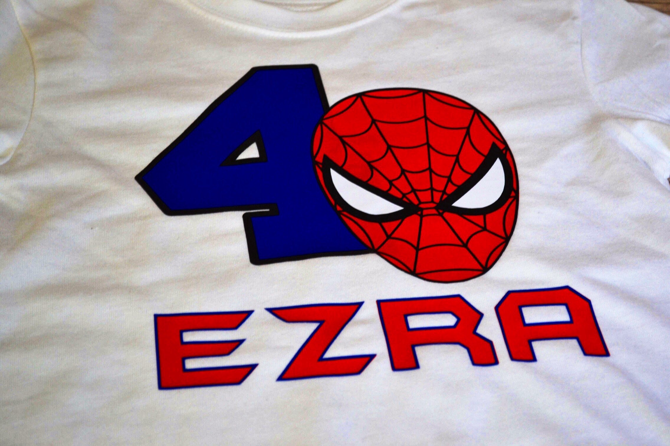 spiderman 5th birthday shirt