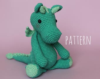 Amigurumi Pattern Crochet Pattern Dragon DIY Gift Baby Gift Amigurumi Animals Personalised gift Baby boy gift PDF Pattern Amigurumi Crochet