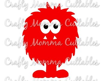 Monster SVG // Little Monster SVG // Birthday Monster SVG // Monster png // Litte Monster svg // cuttable design // silhouette file // cut